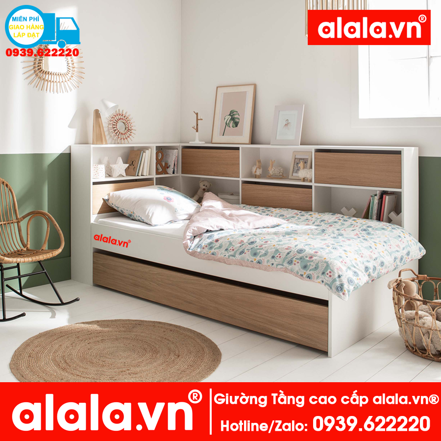 Giường tầng ALALA112 cao cấp - Thương hiệu alala.vn ( trên 1m, dưới 1m)