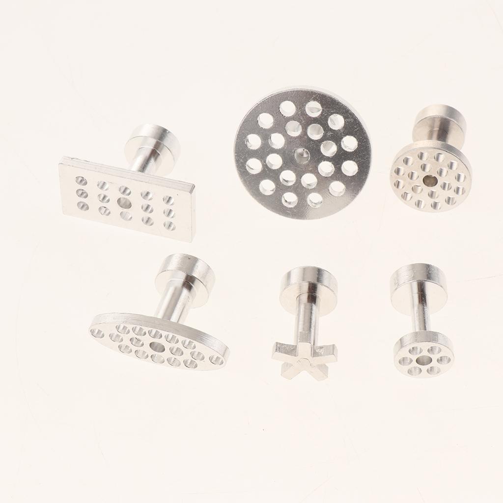 6 Size Auto  Tool Kit Aluminum Glue Puller Tabs for Car Paintless Repair
