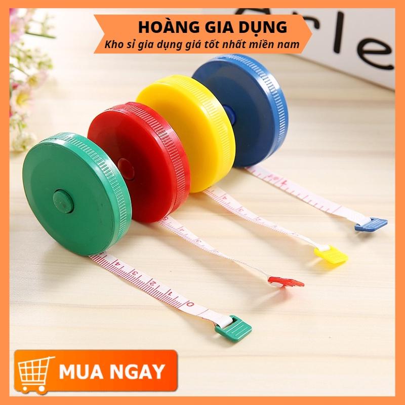 Thước Dây Cuộn Mini Đo Eo Đo Chiều Cao Cho Bé Rút Tự Động 1,5 Mét Đa Năng H013