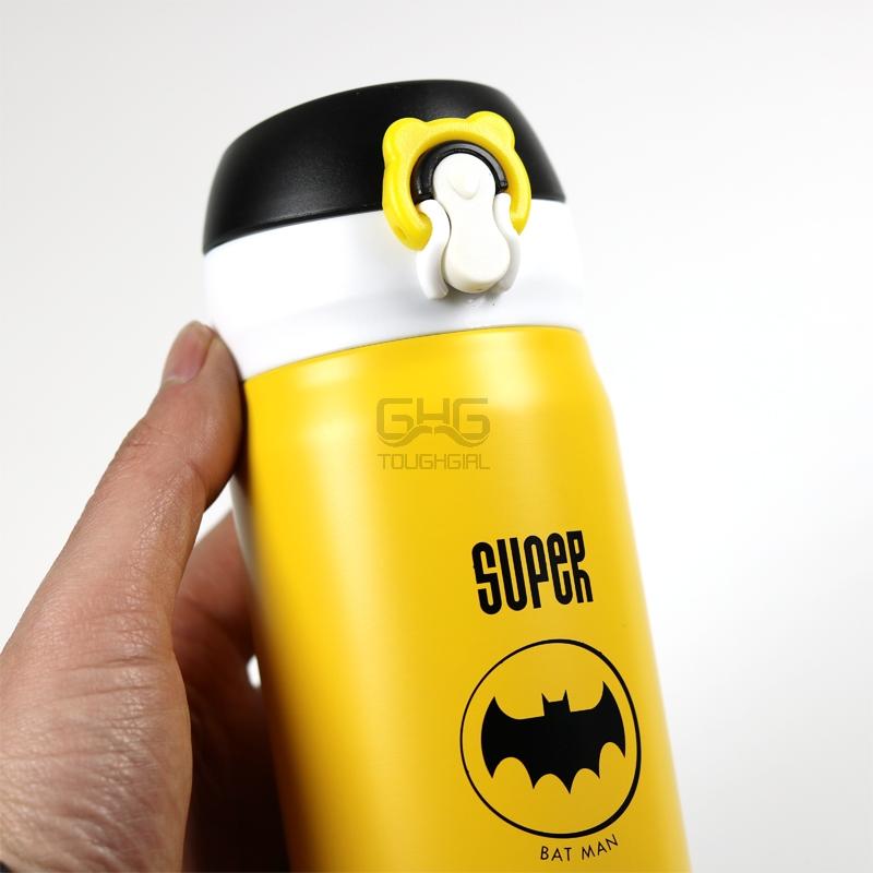 350 Ml Dễ Thương Bình Giữ Nhiệt Chân Không Thép Không Gỉ Dành Cho Trẻ Em Bé Gái Nam Nước Hoạt Hình Garrafa Termica Nhiệt Cốc Tập Uống Giữ Nhiệt