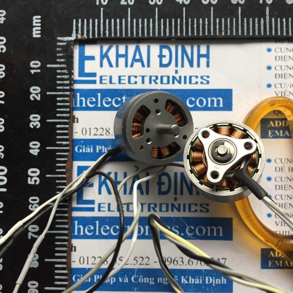 ĐỘNG CƠ BRUSHLESS KHÔNG CHỔI THAN UAV MOTOR DJI2008-1400kv 11,1V 2,1A 185g kde3487