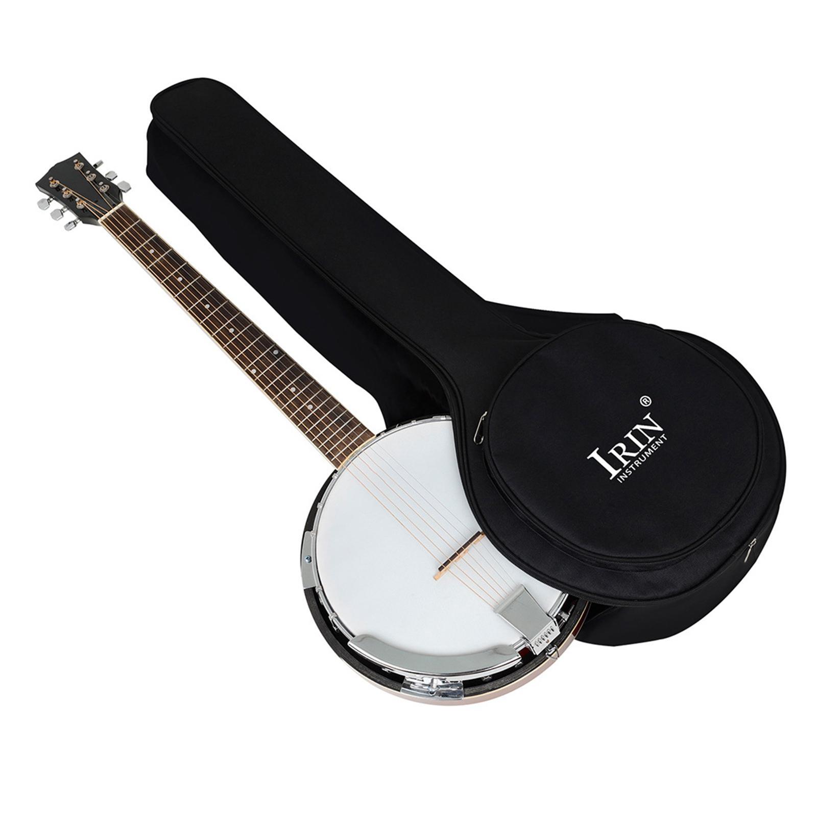 Banjo Container Banjo Tote Bag Hard Case, Impact Resistance Oxford Cloth Anti Collision Waterproof Electric Guitar Bag Case for Tuner, Performance