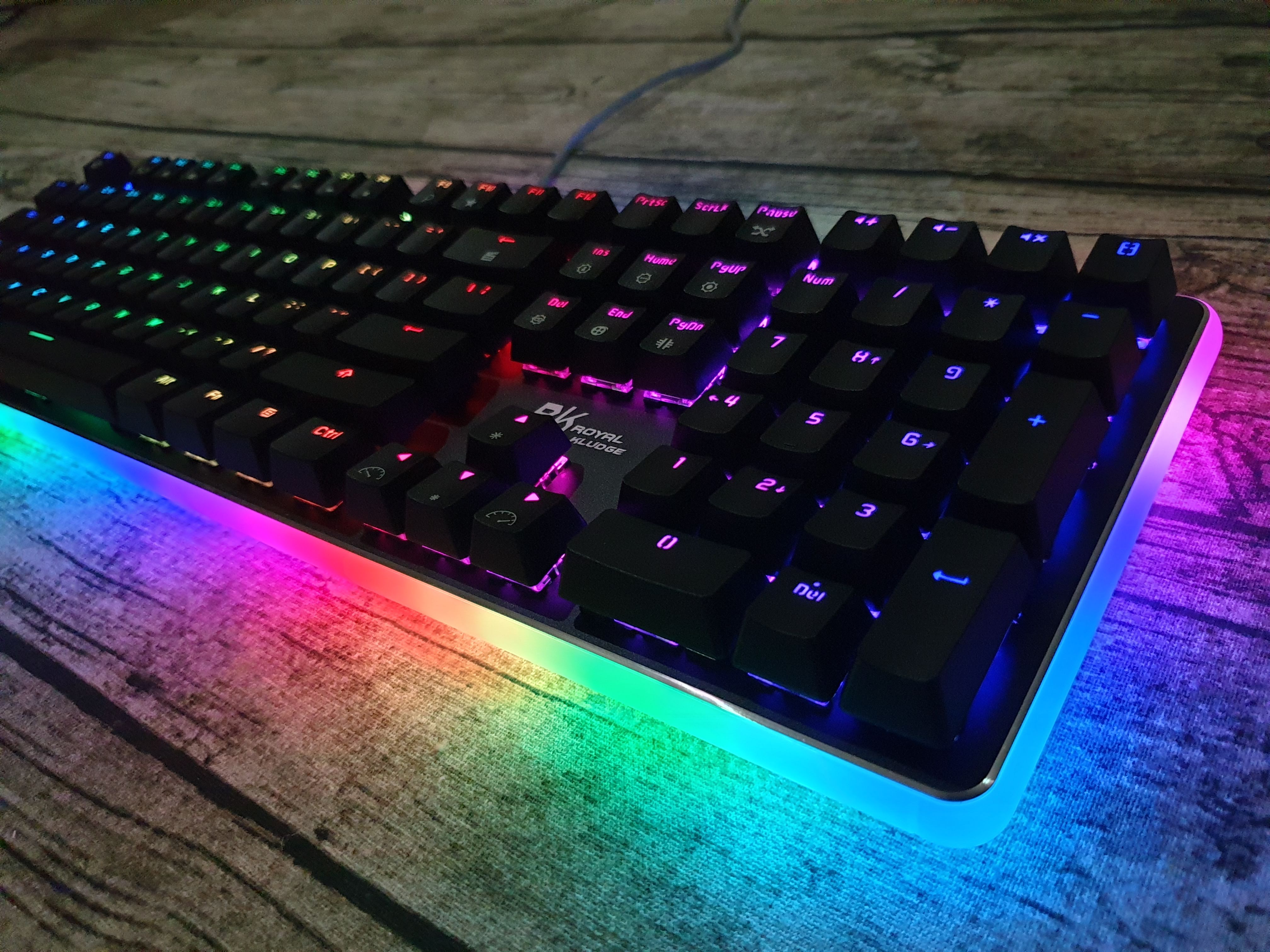 Royal Kludge RK918 RGB Đen - Hàng Nhập Khẩu