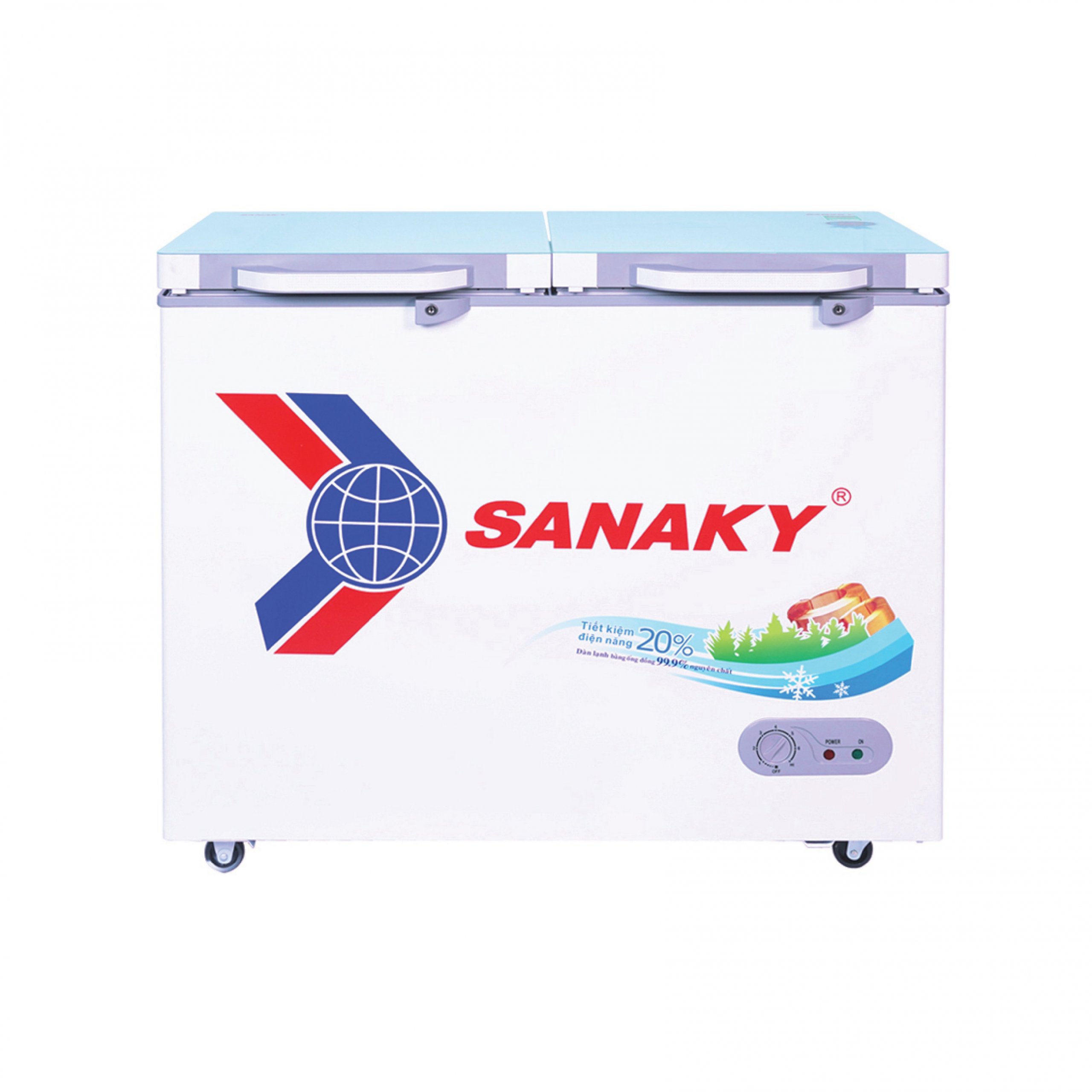 TỦ ĐÔNG SANAKY 210 LÍT VH-2599A2KD ĐỒNG - HÀNG CHÍNH HÃNG