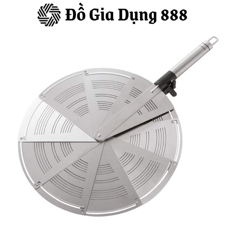 Vung Chắn Dầu LEIFHEIT, Đường Kính 30cm, Chất Liệu Thép Không Gỉ, Dễ Vệ Sinh, Tay Cầm Cách Nhiệt, Nhập Đức