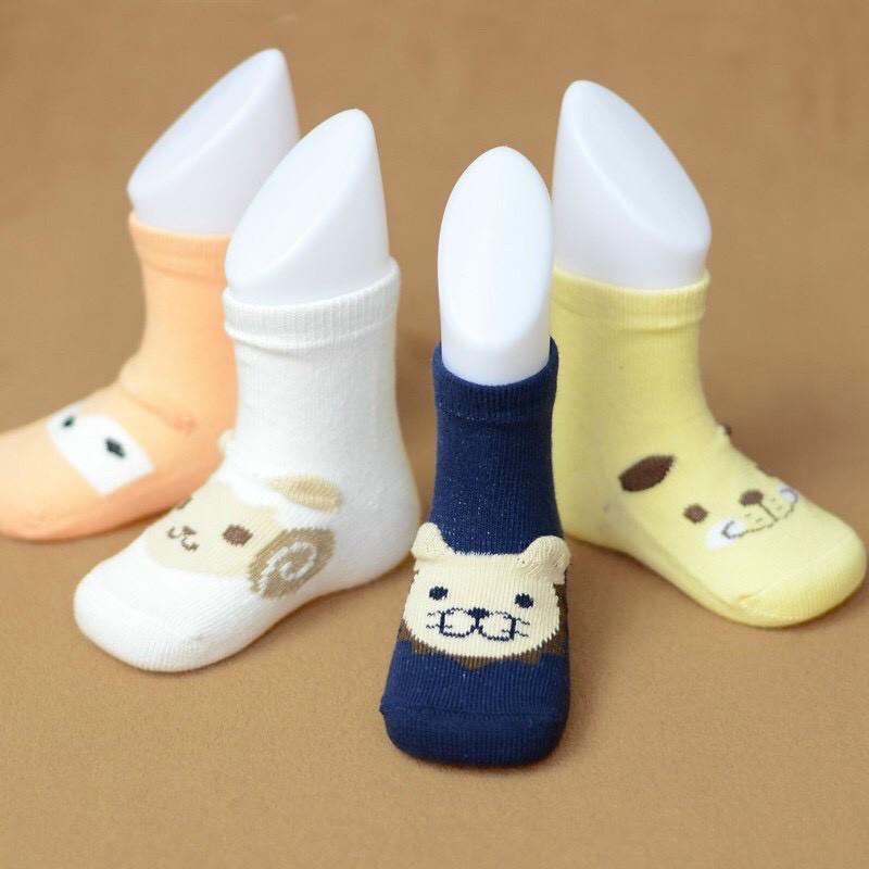 Set 2 Đôi Tất Chống Trượt Vớ Cho Bé Pony Cao Cổ Họa Tiết Thú Đáng Yêu Shop Mẹ Bí Đỏ PK85