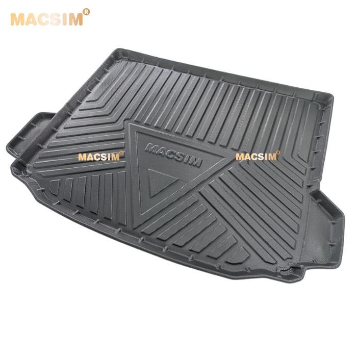 Lót cốp xe ô tô BMW X3 2018-2022 chất liệu TPV thương hiệu Macsim màu đen hàng loại 2