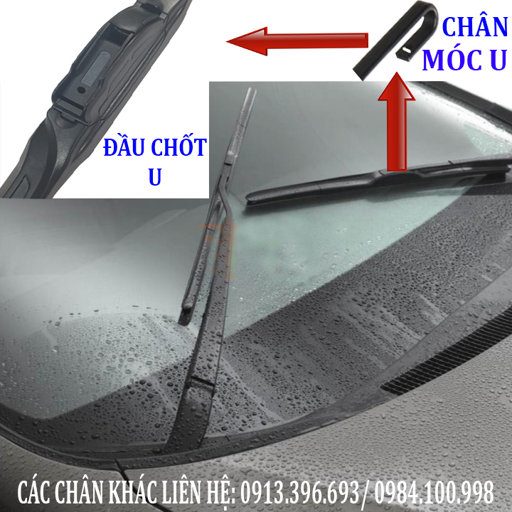 Bộ 2 thanh gạt nước mưa ô tô đa năng Nano cao cấp dành cho xe Mazda