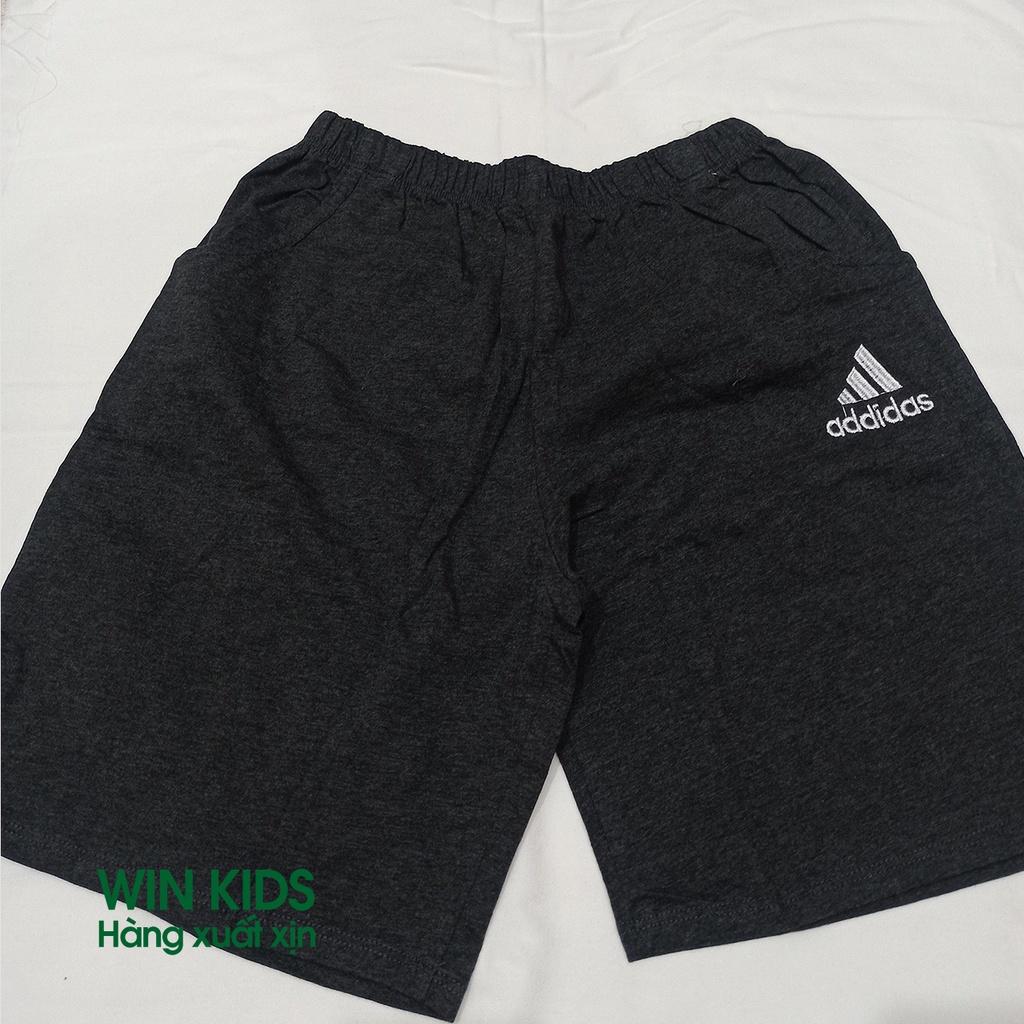 Q011 - Quần short bé trai size đại Adidas, quần đùi cho bé trai 14 đến 18 tuổi xuất xịn