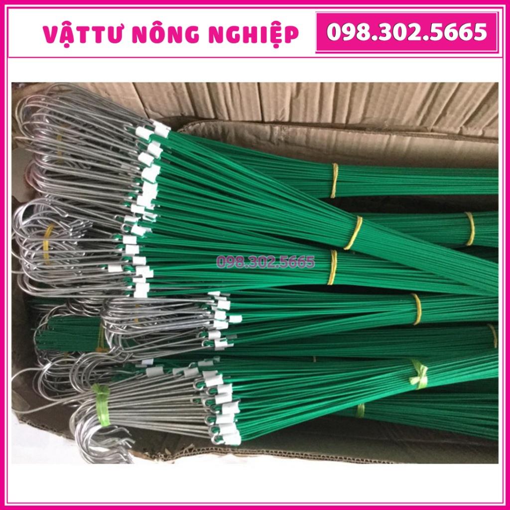 Set 10 chiếc Móc treo lan bọc nhựa dài 80cm tiện lợi, loại 1 bền chắc