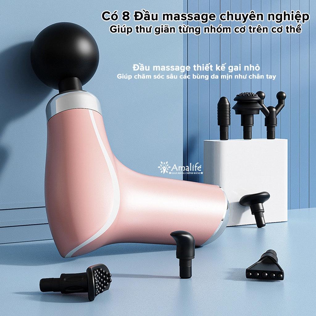 Súng Massage Cầm Tay Đấm Lưng Cổ Vai Gáy Trị Nhức Mỏi - Máy Mát Xa Trị Liệu 8 Đầu Compact KH 325 Chính Hãng miDoctor