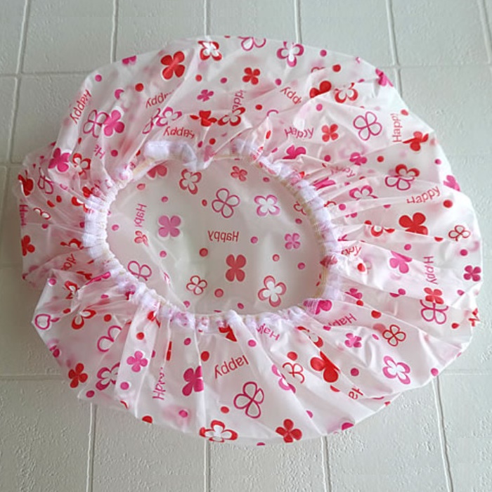 Mũ tắm họa tiết hoa Suruga Free size Ø250mm - Hàng Nội Địa Nhật Bản