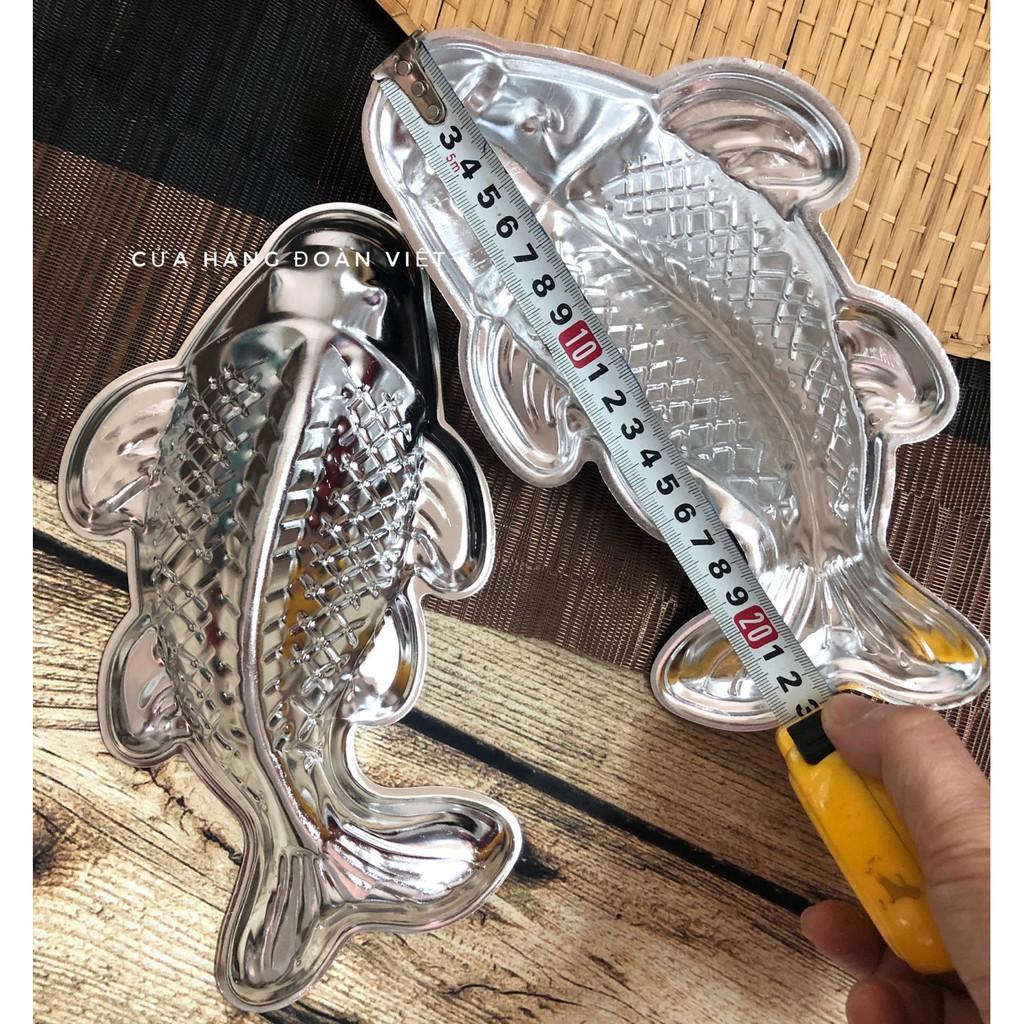 Khuôn Xôi, Rau Câu, Bánh Tổ... Hình Cá Chép 14 * 24 cm