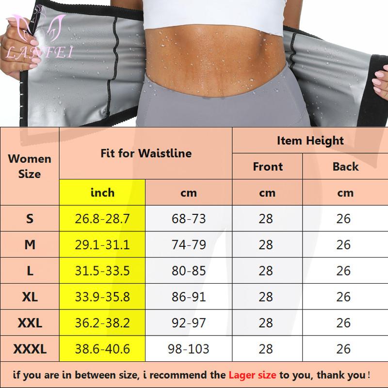 LANFEI Nữ Eo Huấn Luyện Cơ Bụng Femme Tập Toàn Thân Xông Hơi Mồ Hôi Giảm Béo Móc Đai Corset Tập Luyện Bụng Tập Thể Hình Fajas Định