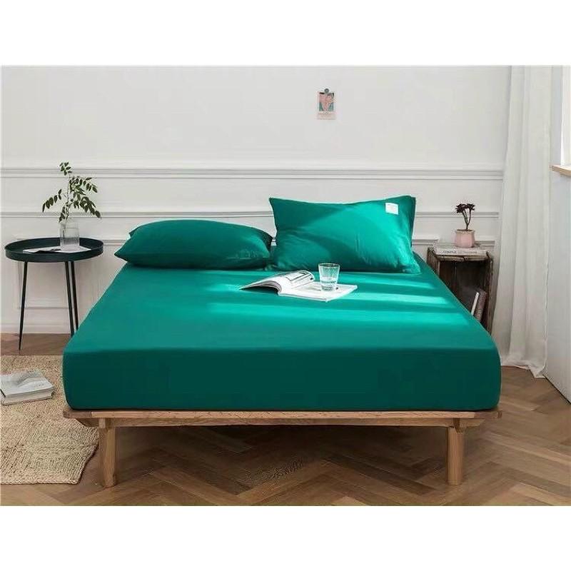 SET CHĂN GA CAO CẤP TICI 4 MÓN KHÔNG CHĂN - MÀU XANH DƯƠNG