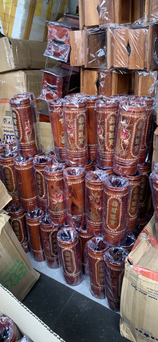 Ống Nhang gỗ cao cấp cao 25cm