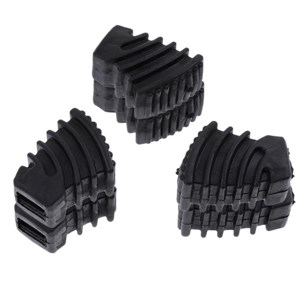 6pcs Drum Feet for Drum Set Cymbal Stand Percussion Instrument Accessories