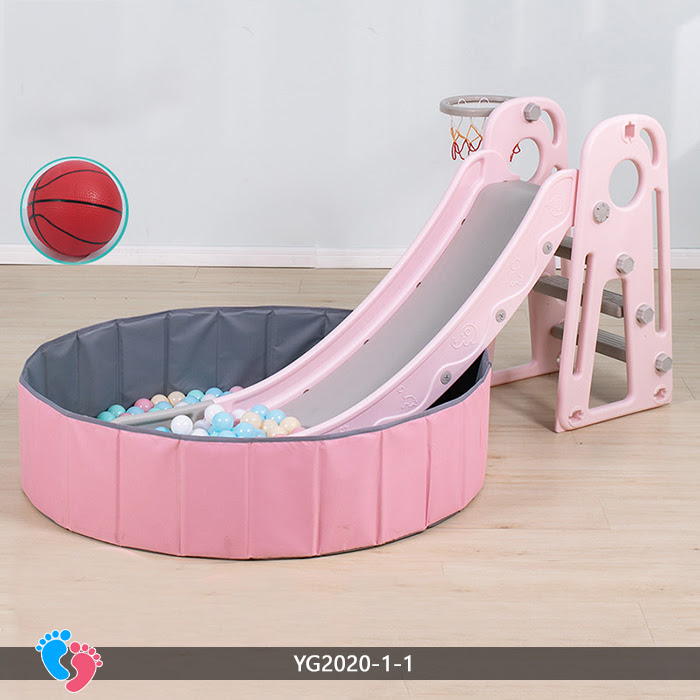 Đồ chơi cầu trượt tuột bóng rổ cho bé BABY PLAZA YG2020-1-1