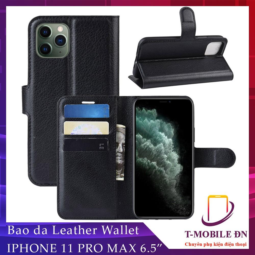 Bao da cho iPhone 11 Pro Max có nắp gập và chống xem phim