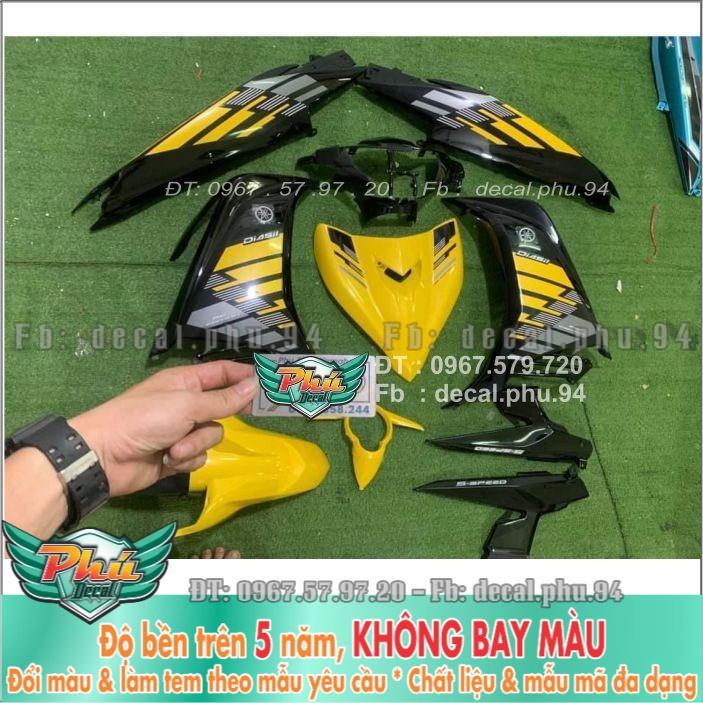 Tem rời Exciter 135 Vàng đen