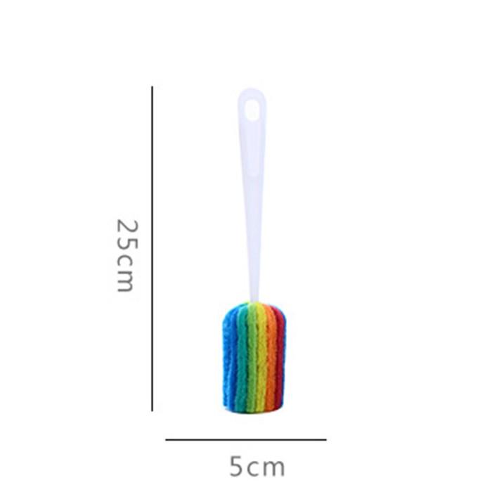Cọ Rửa Ly, Rửa Bình Nước Đầu Bọt 7 Sắc Cầu Vồng - DumiStore