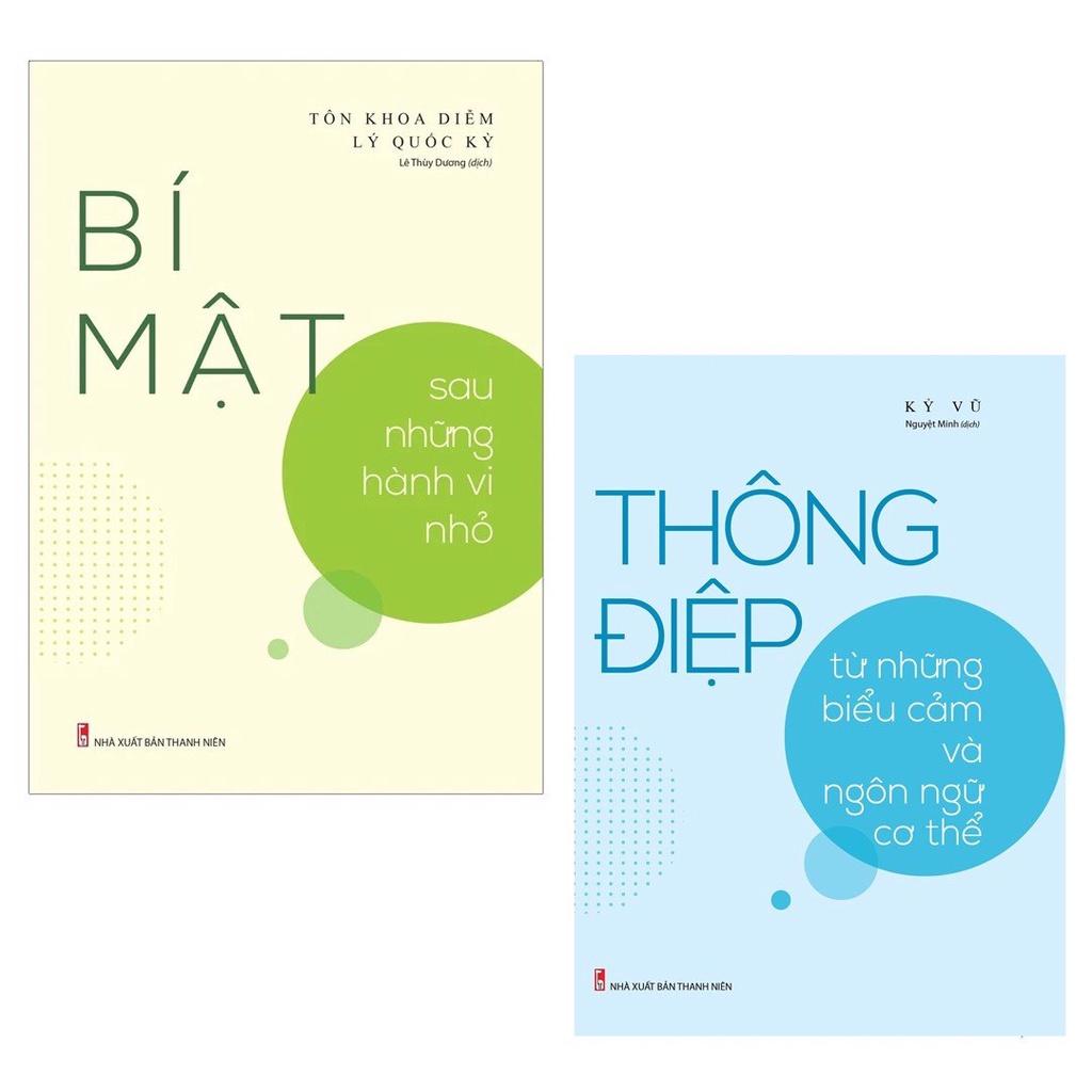Sách ComBo 2 Cuốn: Bí Mật Sau Những Hành Vi Nhỏ + Thông Điệp Từ Những Biểu Cảm Và Ngôn Ngữ Cơ Thể