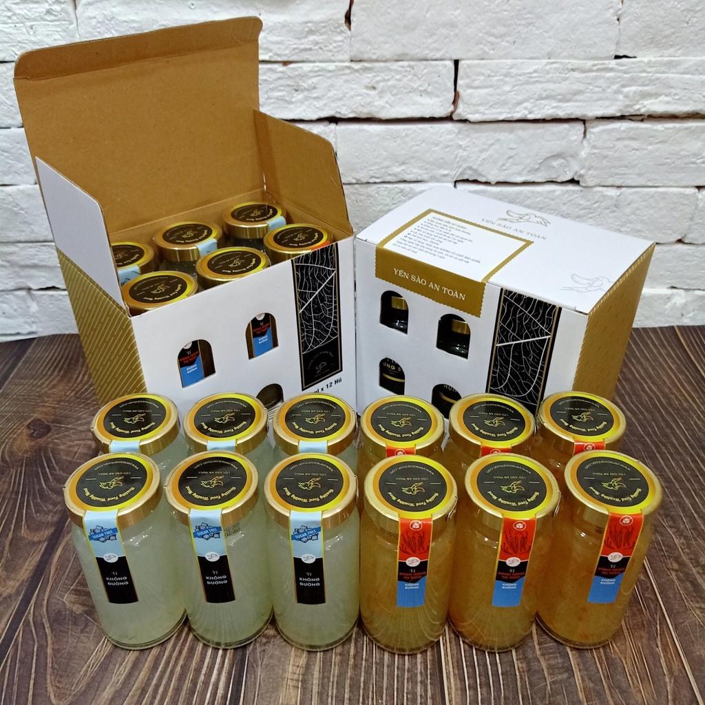 Bộ 02 hộp quà Tết 2024 đẳng cấp sang trọng yến chưng sẵn ĐẬM ĐẶC YẾN TƯƠI từ Yến Sào An Toàn