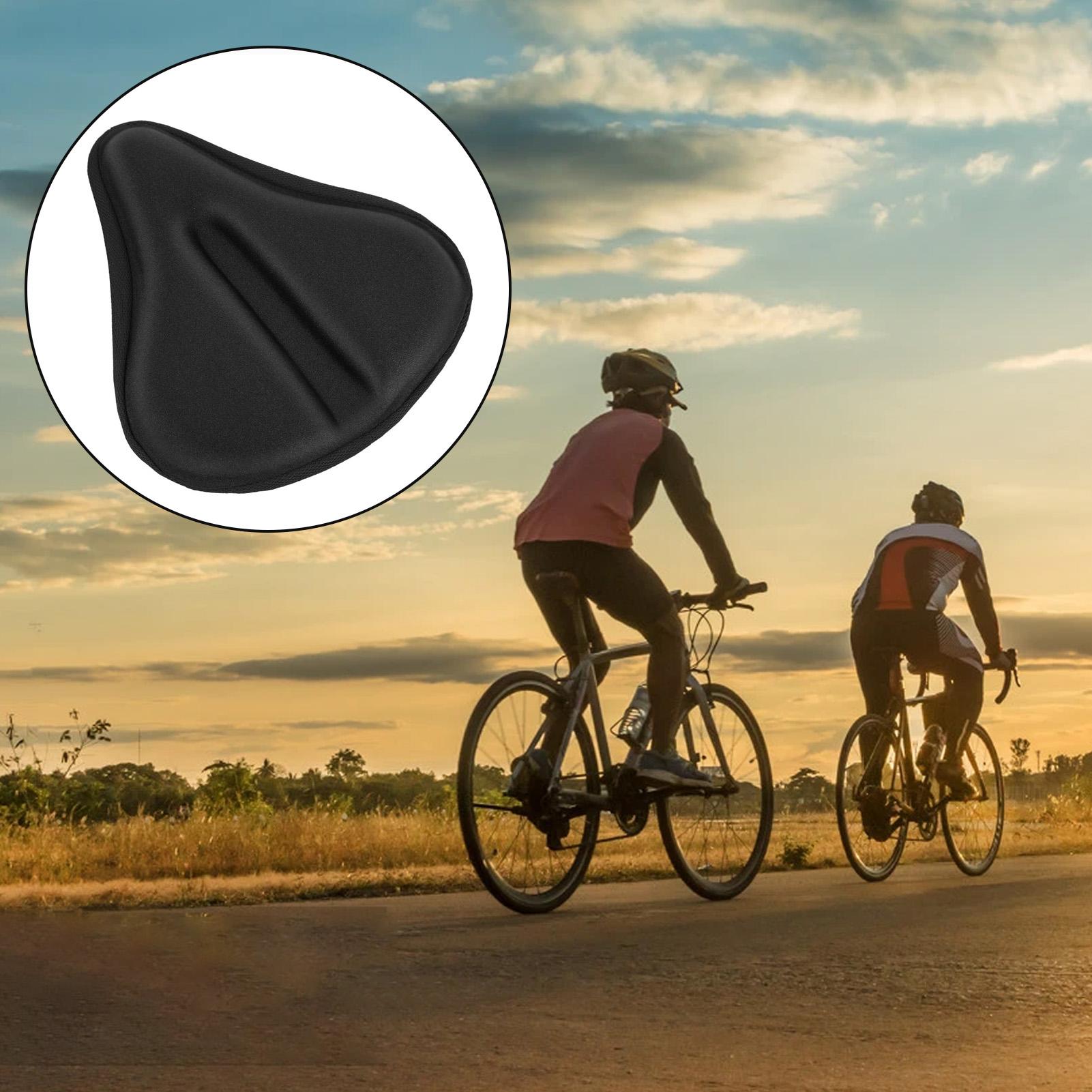 Yên Xe Bản Rộng Bằng Silicon Cho Xe Đạp Mềm Mại Thoải Mái