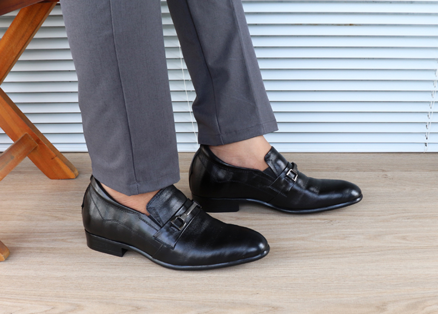 GIÀY TĂNG CHIỀU CAO GIÀY CAO DÀNH CHO NAM GIỚI S1028 DA SẦN - CAO 6CM GIÀY ĐỘN NAM CAO VƯỢT TRỘI