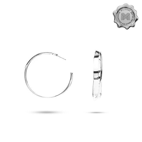 Bông tai Bạc 925 Minimal Millenne Paris MLER1116