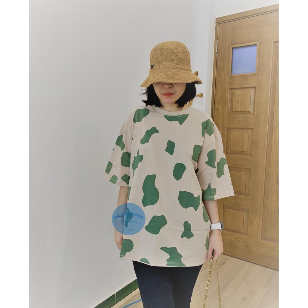 Áo thun unisex chó đốm - freesize-thun co giãn 4 chiều