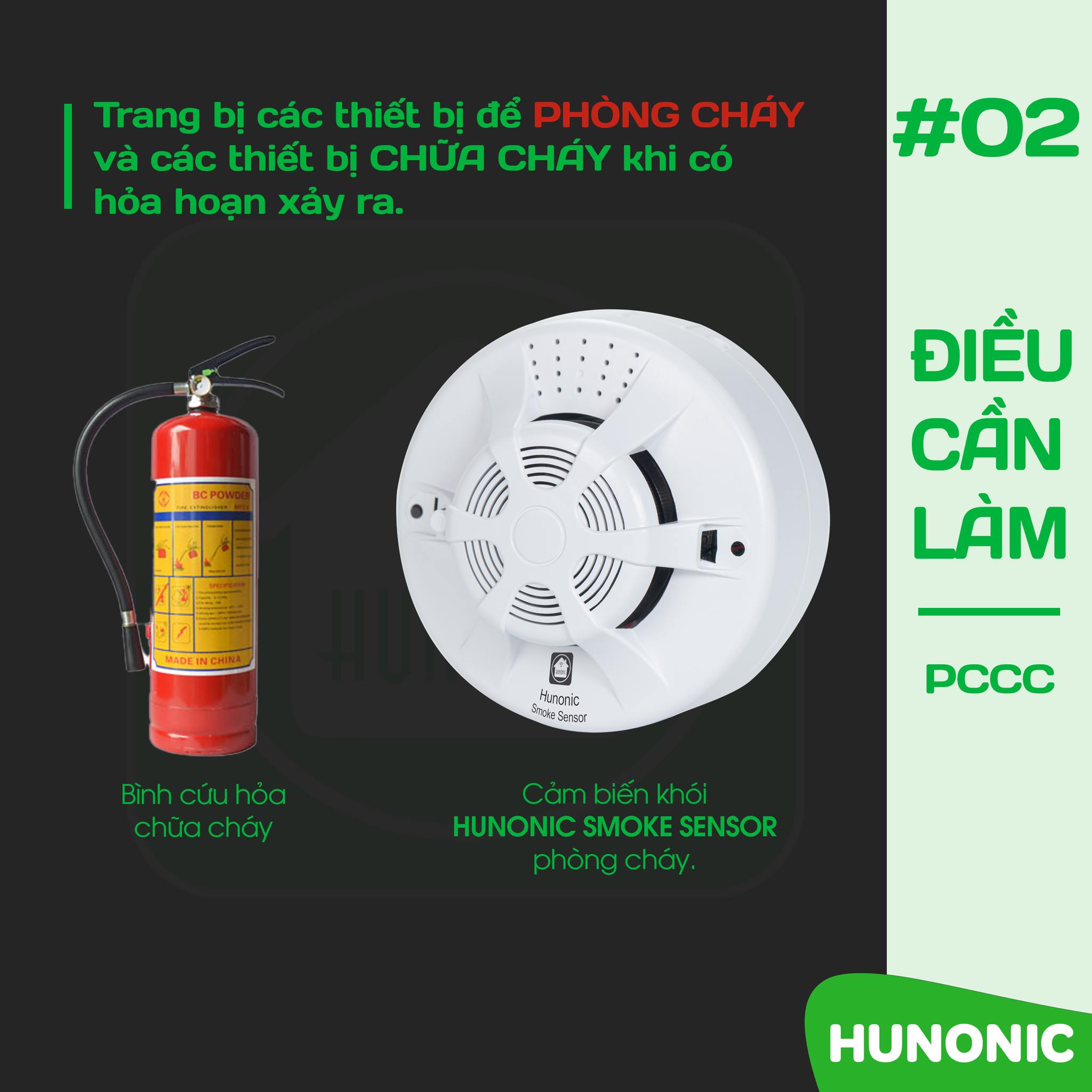 Bộ Cảm Biến Khói Hunonic Smoke Sensor