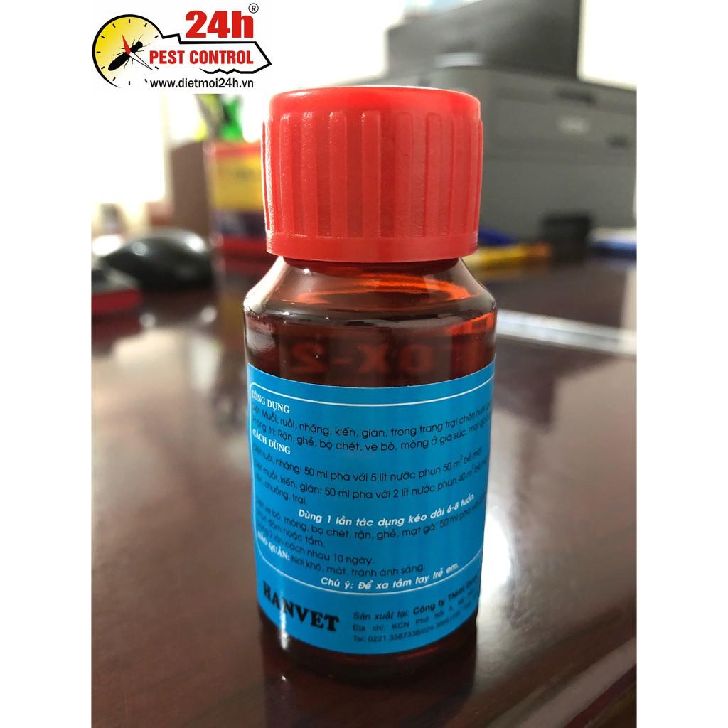 HANTOX 200 loại 50ml Diệt côn trùng , muỗi, gián, kiến, ruồi, bọ chét...