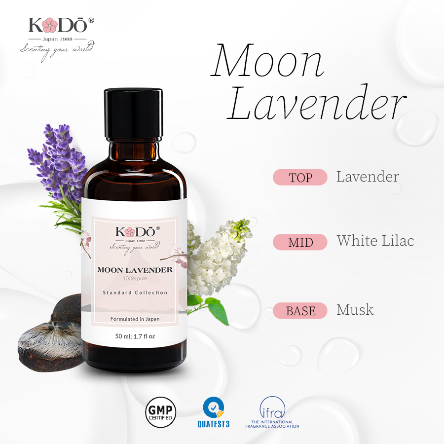 KODO - Moon Lavender - Tinh Dầu Nước Hoa Thơm Phòng Nguyên Chất - Standard Collection - 10ml/50ml/110ml/500ml