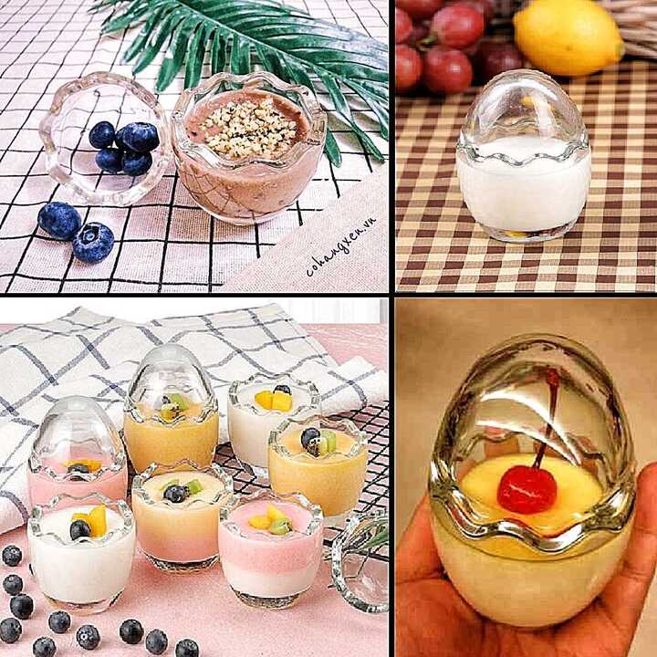 Quả Trứng Thủy Tinh 60ML – Hũ Thủy Tinh Nhỏ 60ML cường lực, chịu nhiệt cực dày, siêu trong – Hủ Gia Vị đẹp