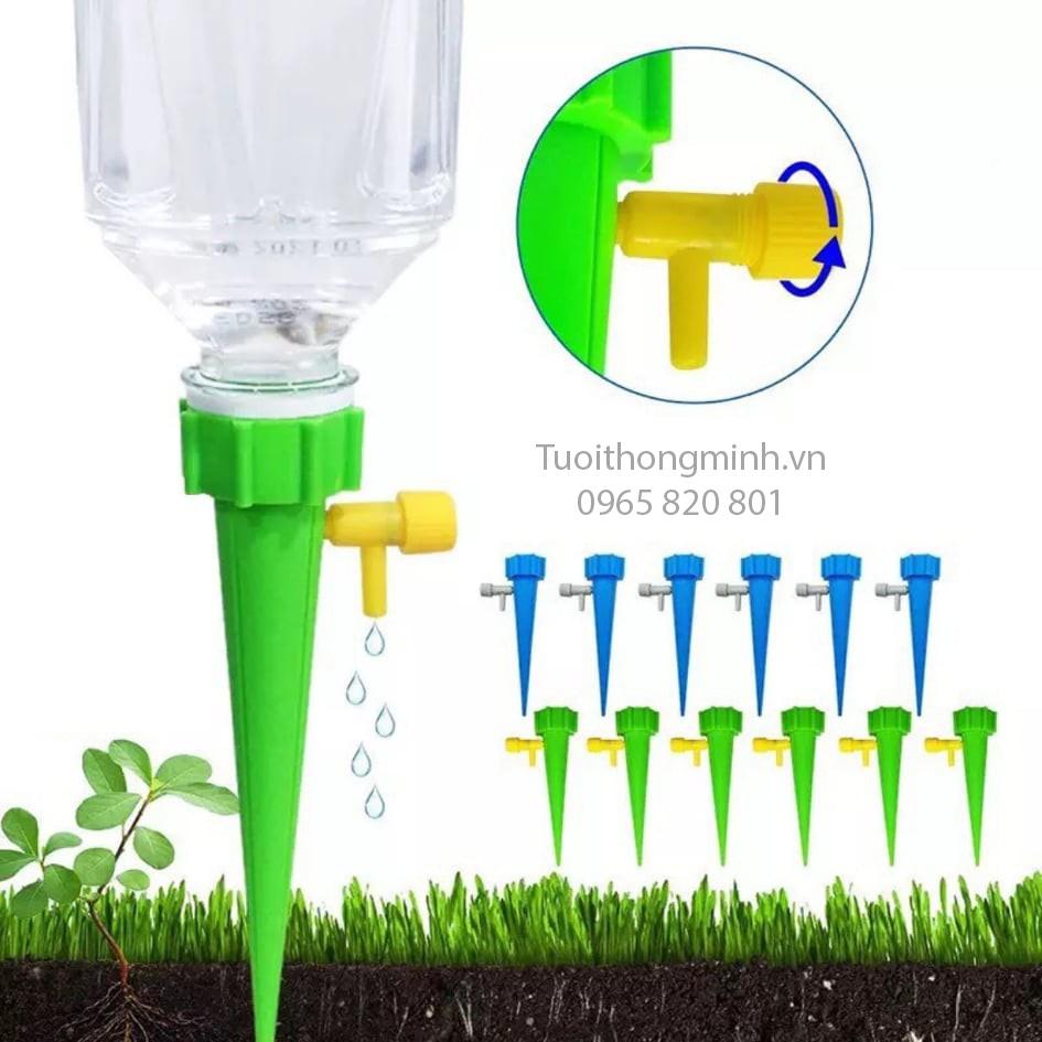 Vòi tưới cây nhỏ giọt tự động gắn chai