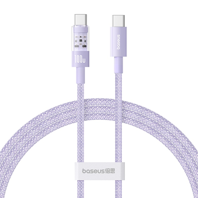 Cáp Sạc Nhanh Baseus Gem C to C 100W (Fast-Charging Data Cable) - Hàng chính hãng