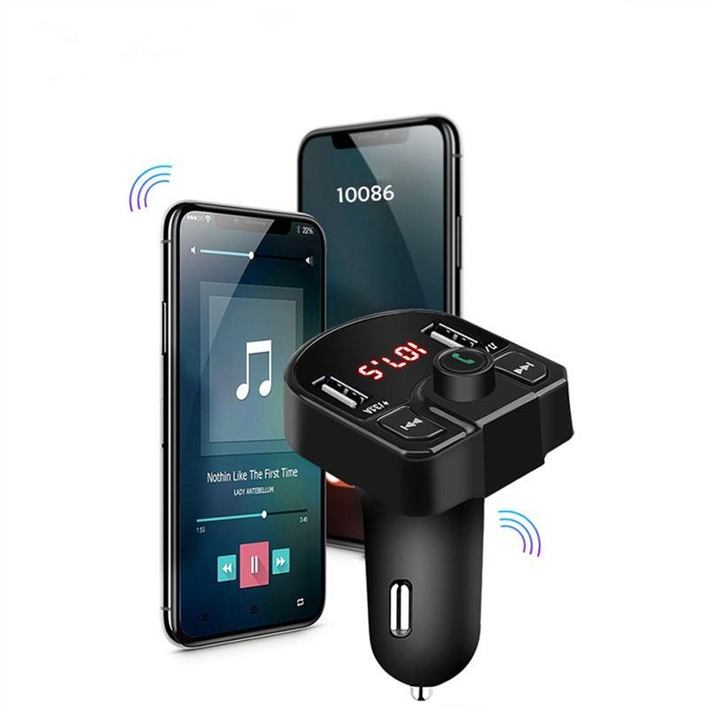 Thiết bị phát nhạc/FM gắn xe hơi bluetooth có 2 cổng USB đa năng tiện dụng