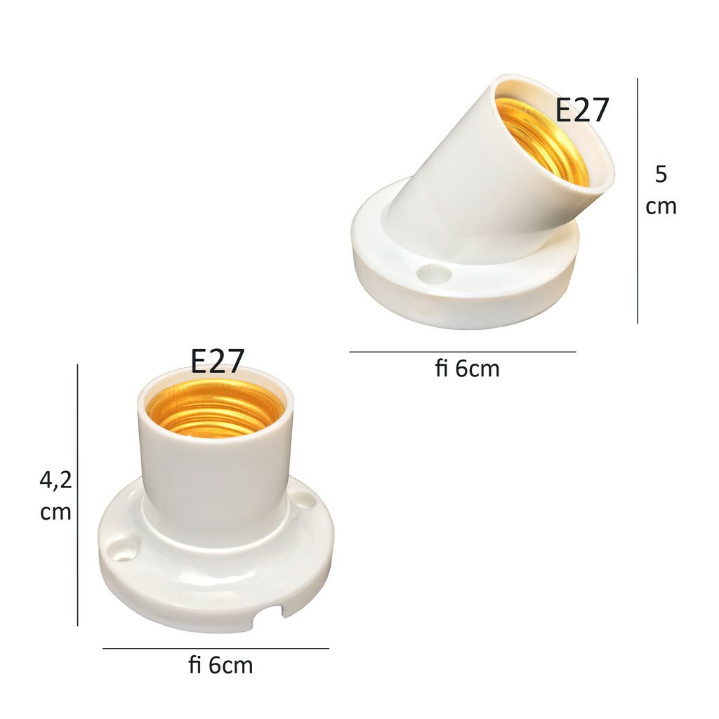 COMBO 2 BỘ ĐUÔI ĐÈN E27 BẮT TƯỜNG 2 CHẾ ĐỘ XOAY CHUYỂN DỄ DÀNG