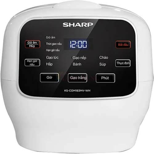 Hình ảnh Nồi cơm điện tử Sharp 1.8 lít KS-COM183MV - Hàng chính hãng