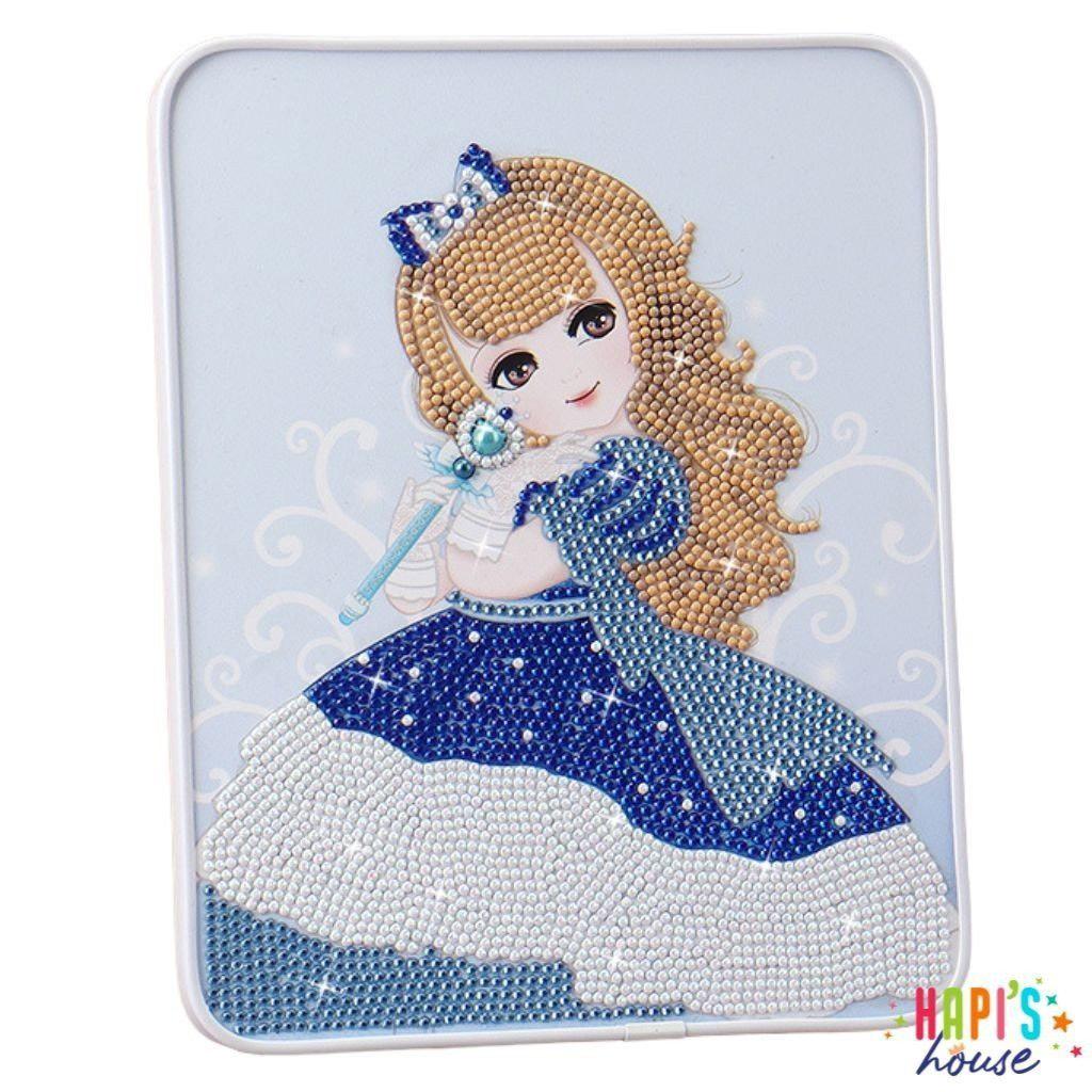 TRANH ĐÍNH ĐÁ HANDMADE LOẠI ĐẸP CAO CẤP RÈN TÍNH KIÊN NHẪN TỈ MỈ CÙNG NĂNG KHIẾU MỸ THUẬT CHO BÉ (có kèm khung tranh)