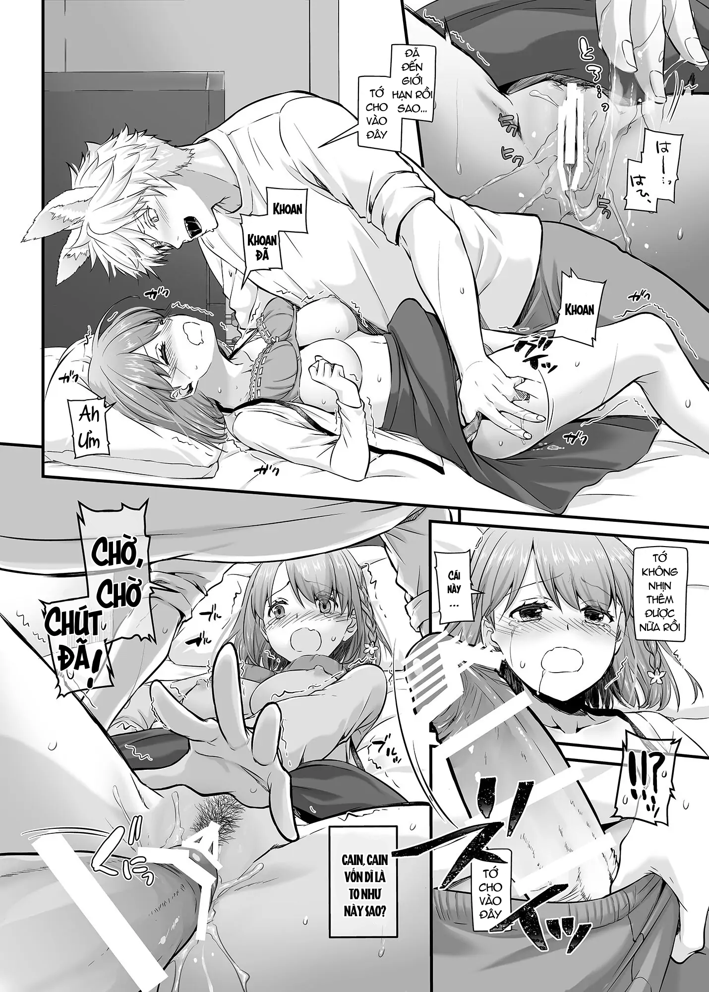 [21+] hai chàng trai cao lớn với đôi tai thú đã yêu tôi ở một thế giới khác chapter 1.2 10