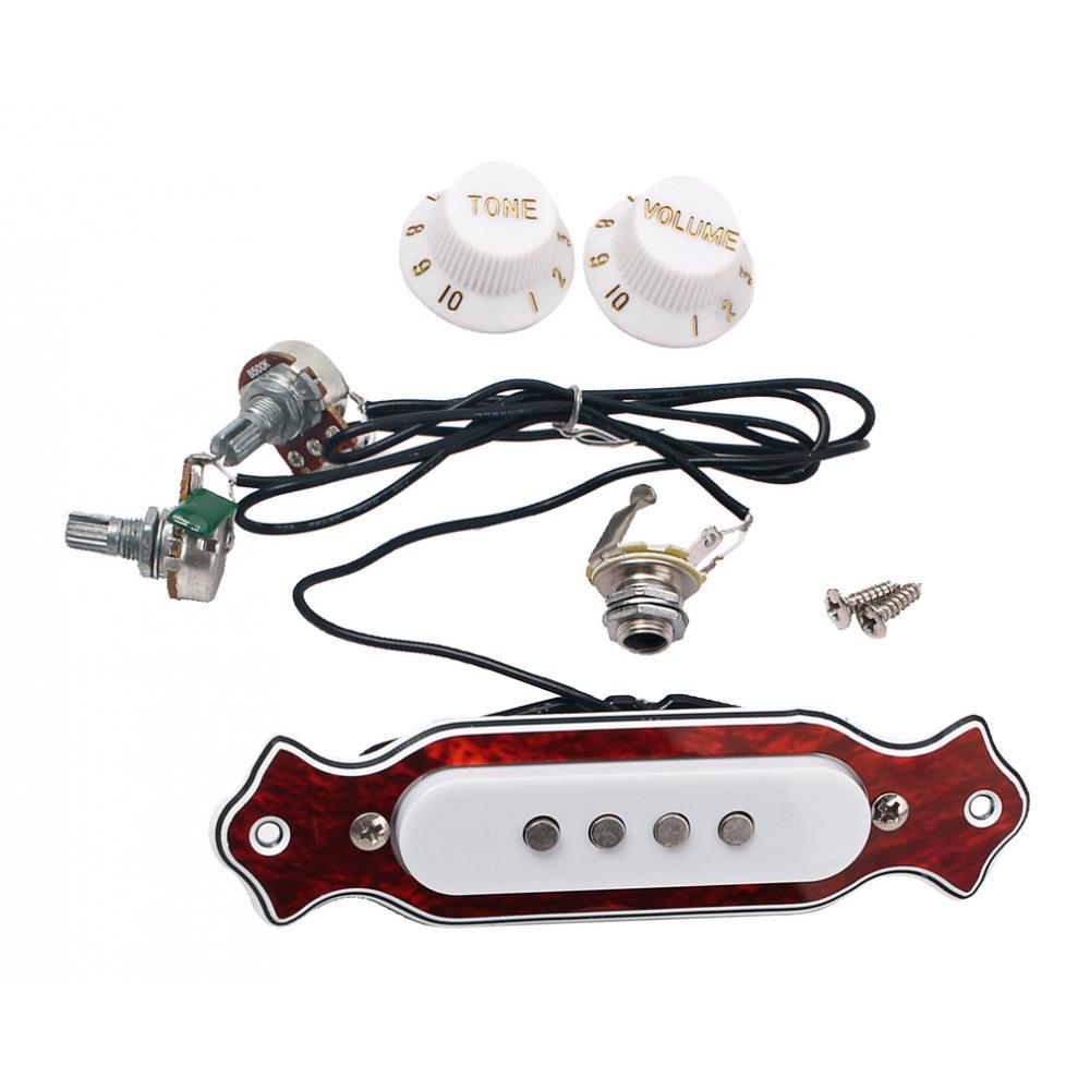 Baoblade Sẵn 4 Dây Đơn Cuộn Dây Guitar Pickup Dây Nịt Tập & Tone