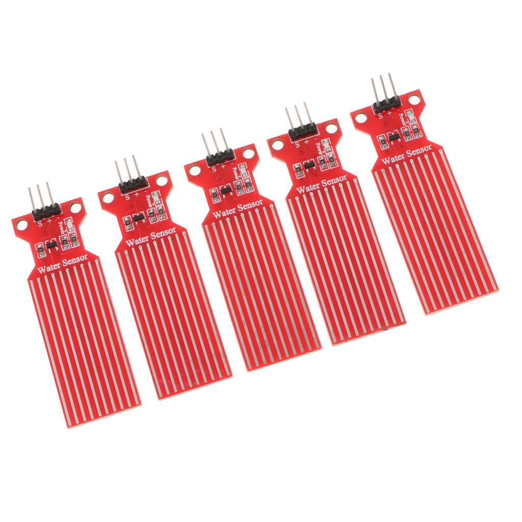 5 Miếng Nước Mưa Cảm Biến Mức Chất Lỏng Cảm Biến Phát Hiện Cho Arduino