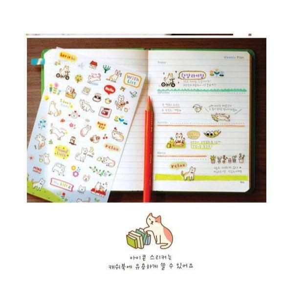 Sticker hoạt hình, giấy dán hoạt hình dễ thương có nhiều mẫu chọn lựa