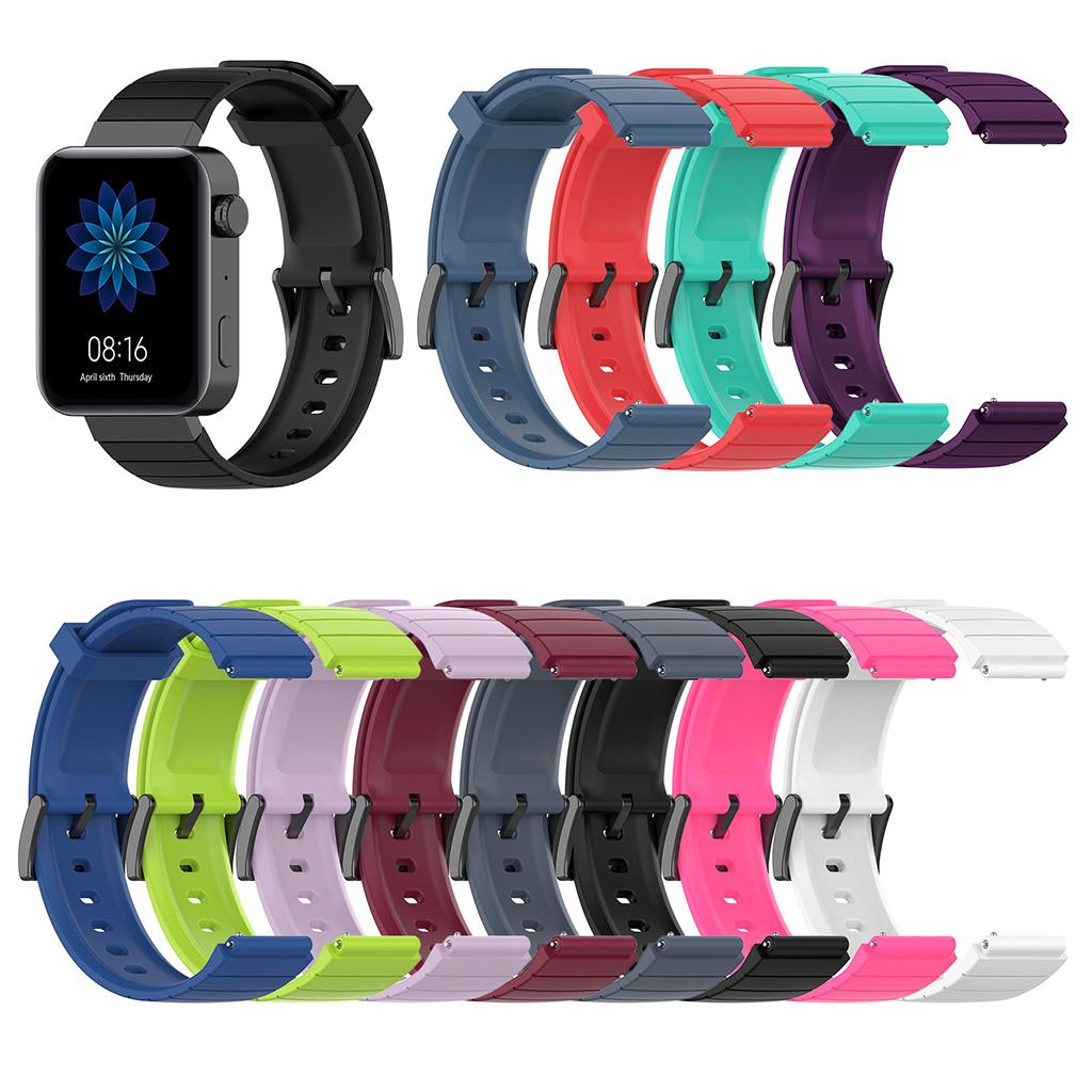 Silica Gel Sports Watchband Strap For Xiaomi Smart Watch Smart Wristband