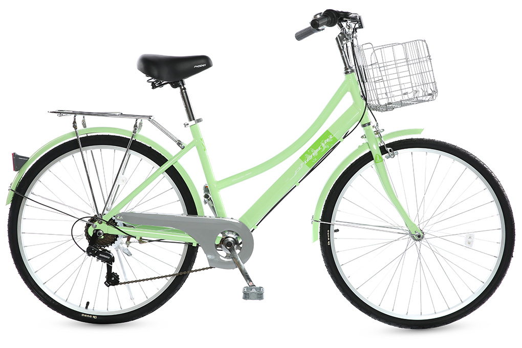 Xe đạp đường phố cổ điển PHOENIX 26'' YUMO CITY BIKE Nhôm 26 Inch - Hàng chính hãng