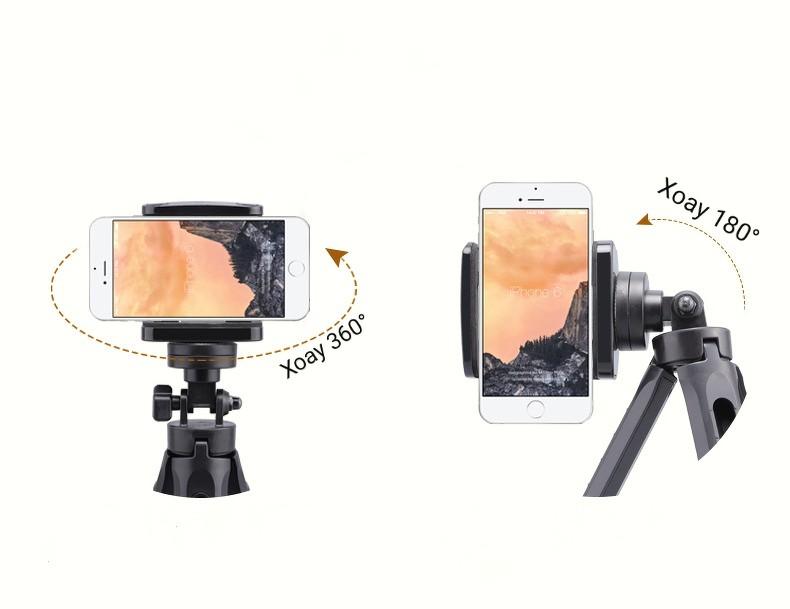 Chân đế đỡ điện thoại chụp ảnh selfie Tripod Support, Gậy Selfie Chụp Hình Tự Sướng Tích Hợp Tripod