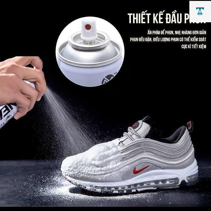 Bình / Chai Xịt Bọt Tuyết Giặt Khô Giày, Tẩy Trắng Vệ Sinh Giày Dép Sneaker 300ml Chuyên Dụng -PK058