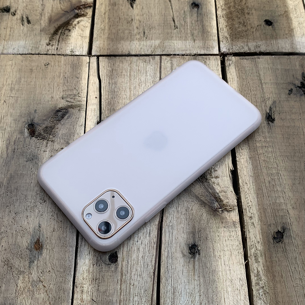 Ốp lưng dẻo trong sần nhám dành cho iPhone 11 Pro Max